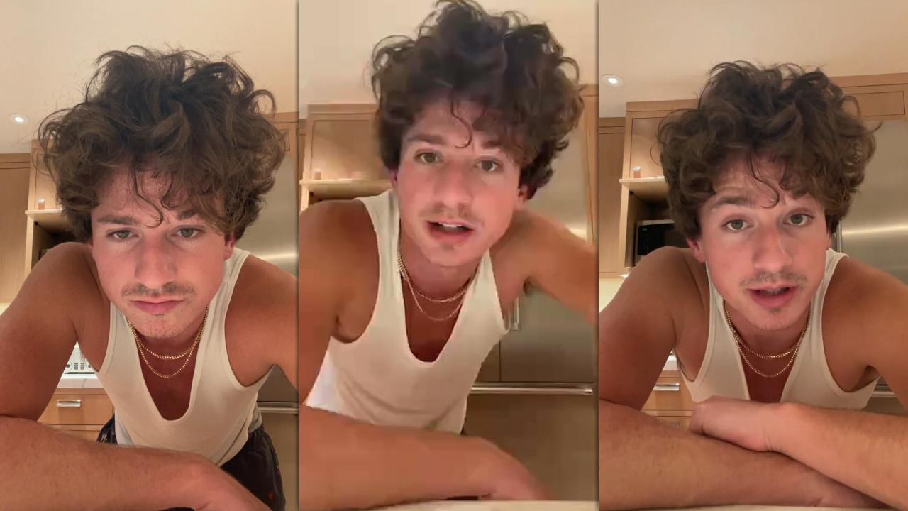 Charlie Puth's Instagram Live Stream from March 31th 2022.