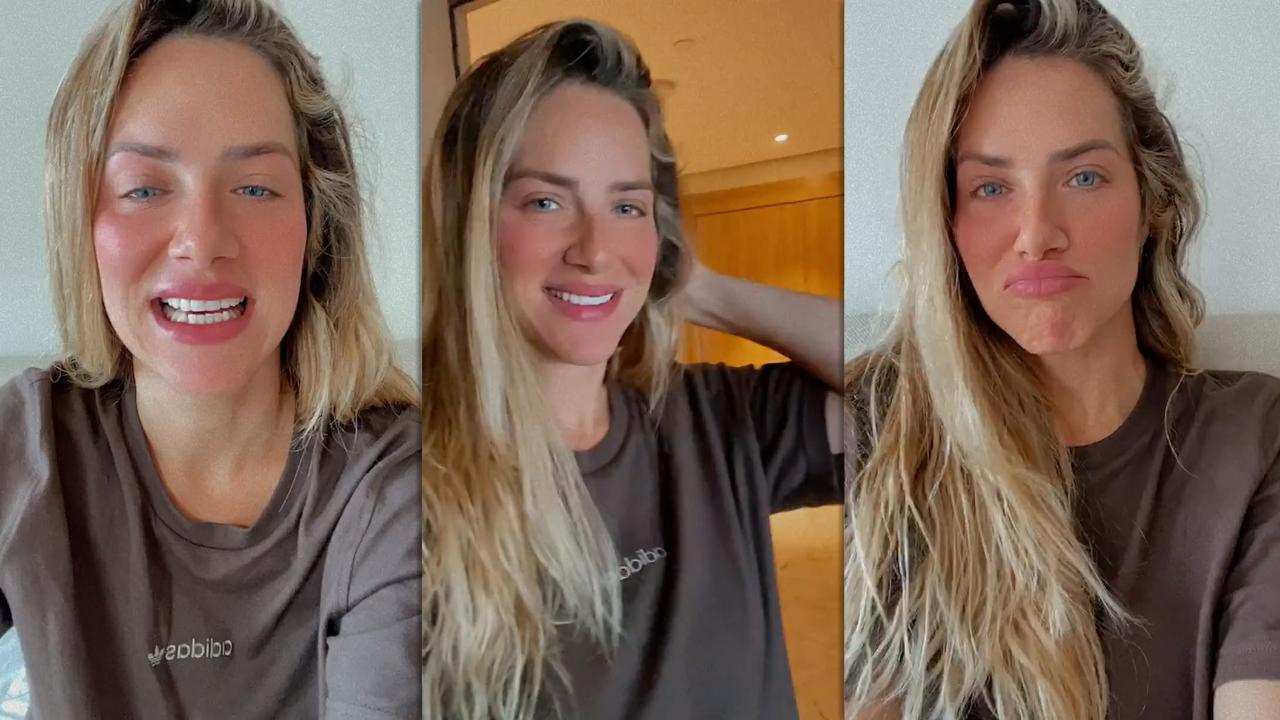 Giovanna Ewbank's Instagram Live Stream from April 2nd 2022.