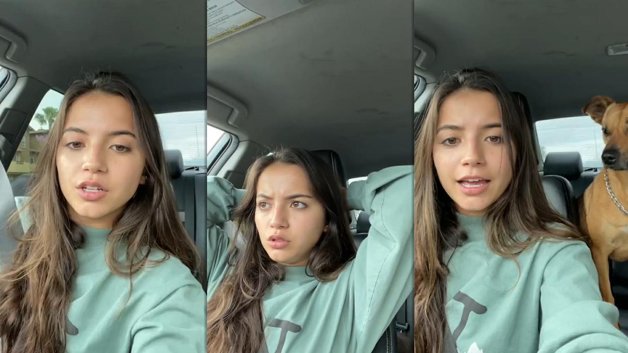 Isabela Merced's Instagram Live Stream from March 31th 2022.