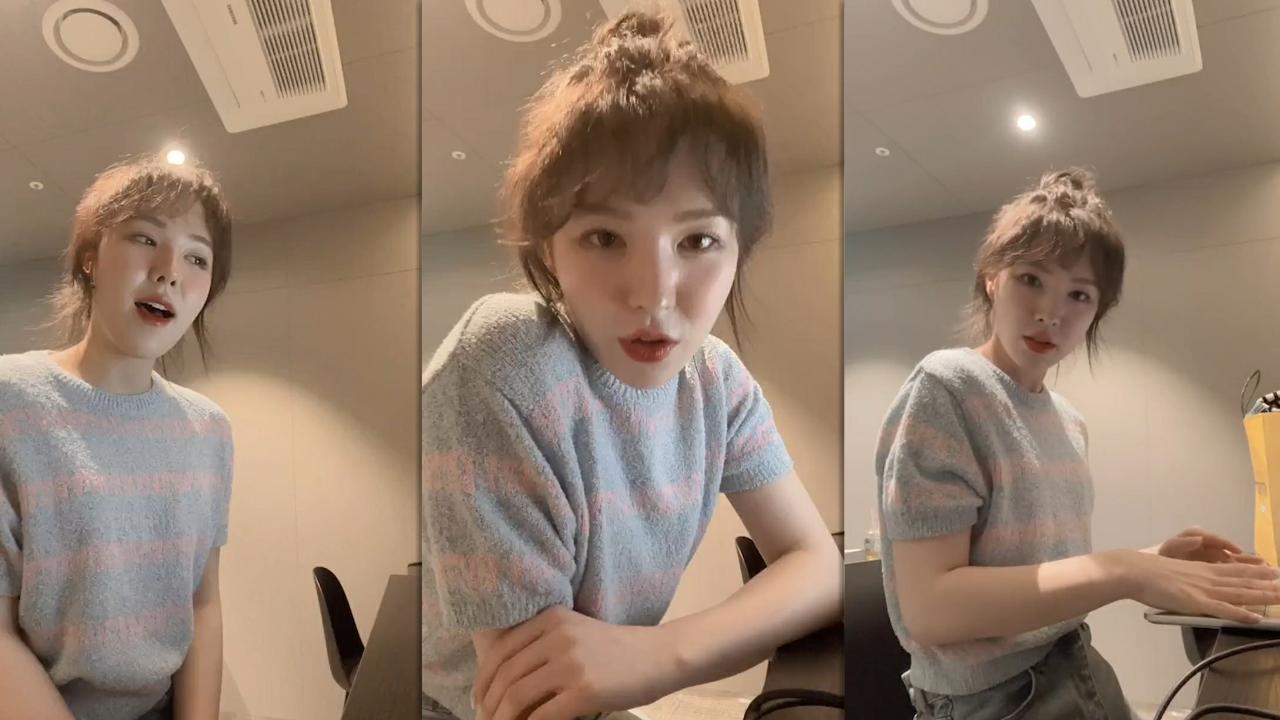 Wendy ( 웬디 )'s Instagram Live Stream from March 31th 2022.