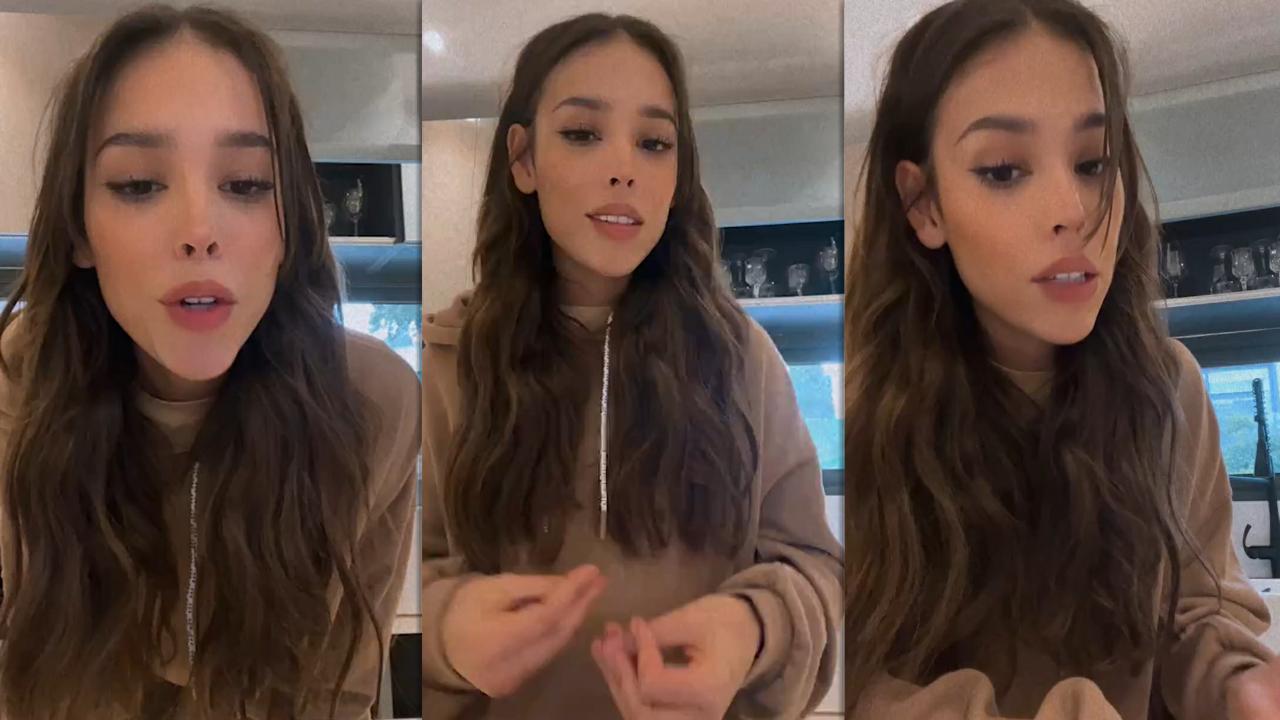 Danna Paola's Instagram Live Stream from June 21th 2022.