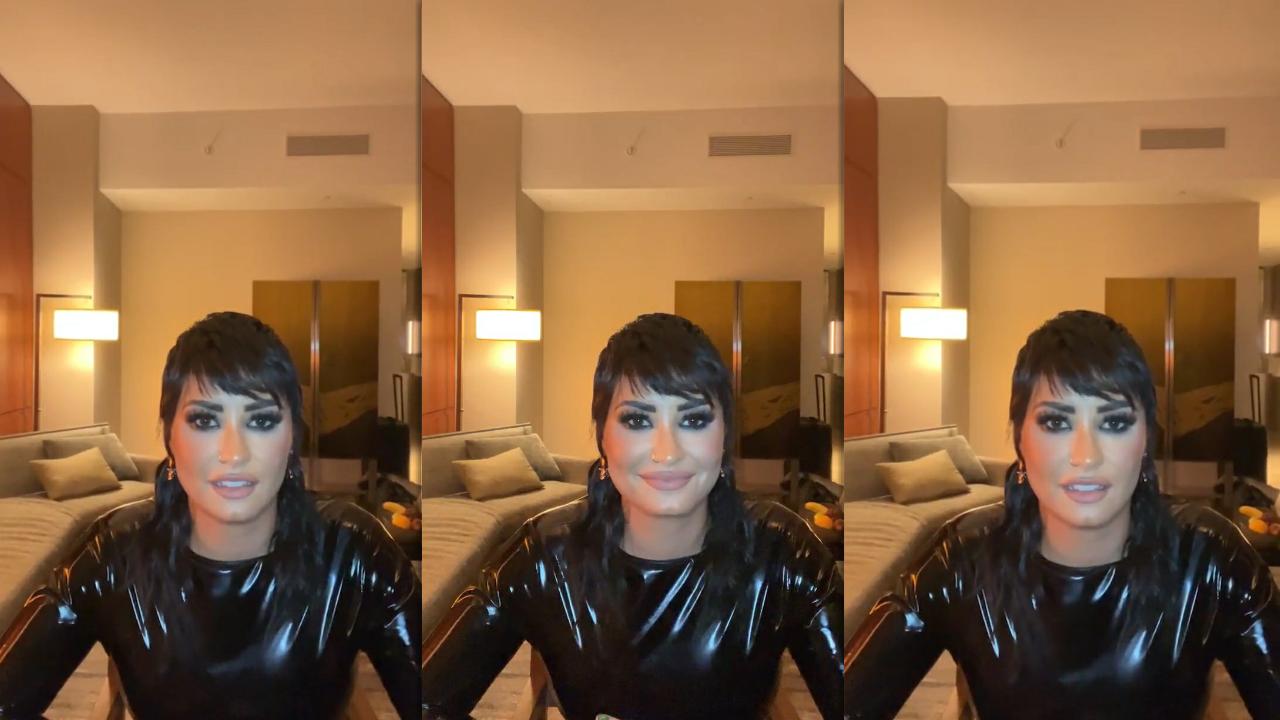 Demi Lovato's Instagram Live Stream from June 9th 2022.