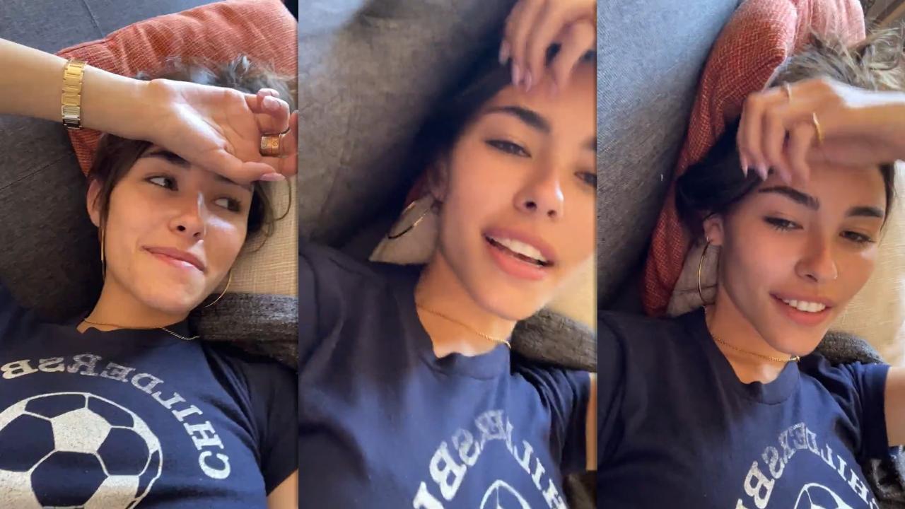 Madison Beer's Instagram Live Stream from June 21th 2022.