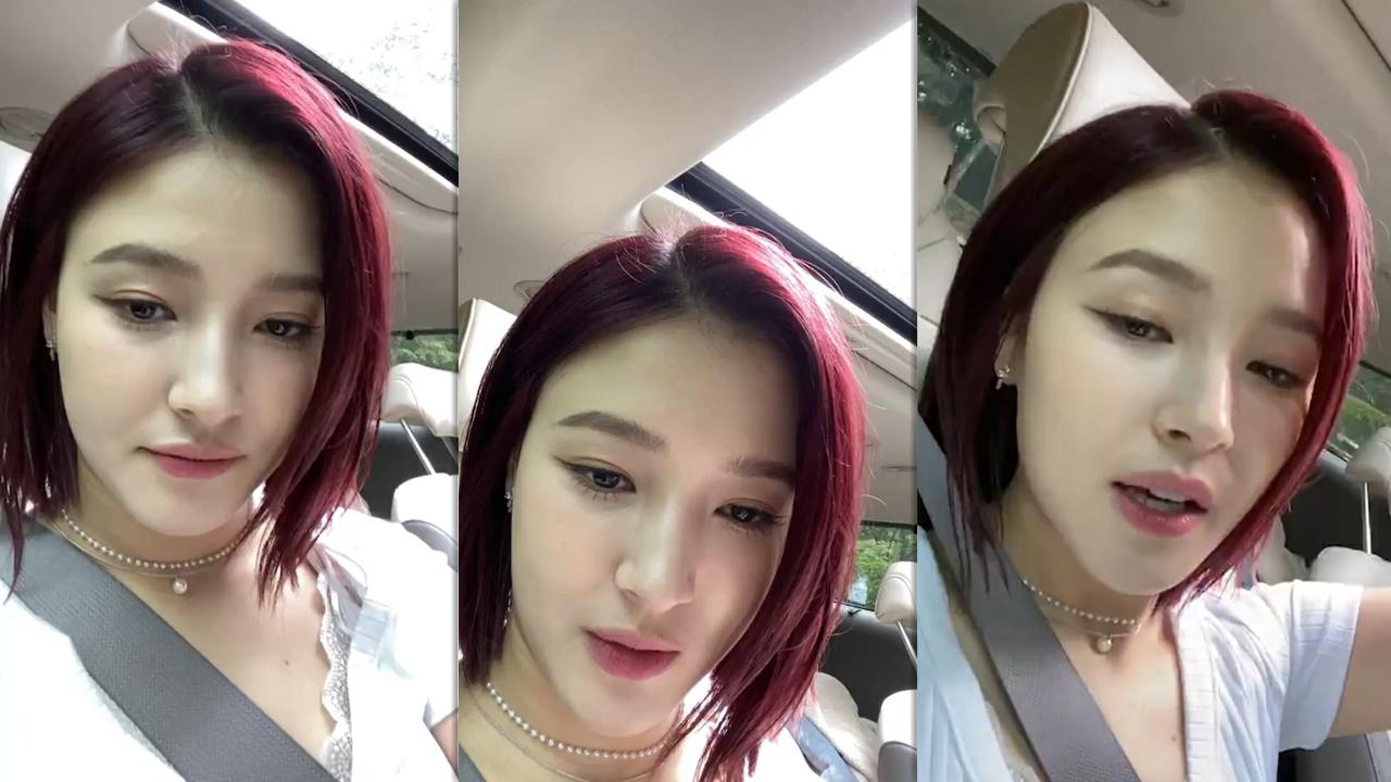 Nancy (MOMOLAND)'s Instagram Live Stream from June 10th 2022.