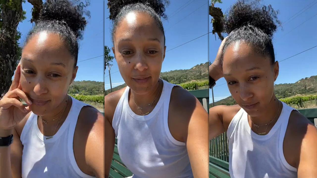 Tamera Mowry's Instagram Live Stream from June 16th 2022.