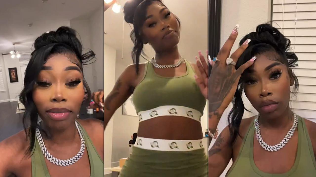 Asian Doll's Instagram Live Stream from July 18th 2022.