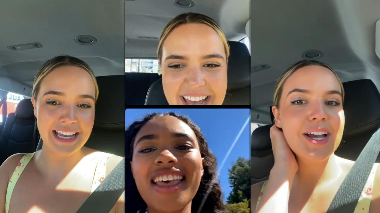 Bailee Madison's Instagram Live Stream from July 6h 2022.