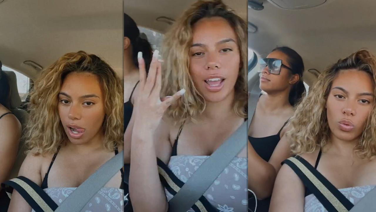 Dinah Jane's Instagram Live Stream from July 6th 2022.