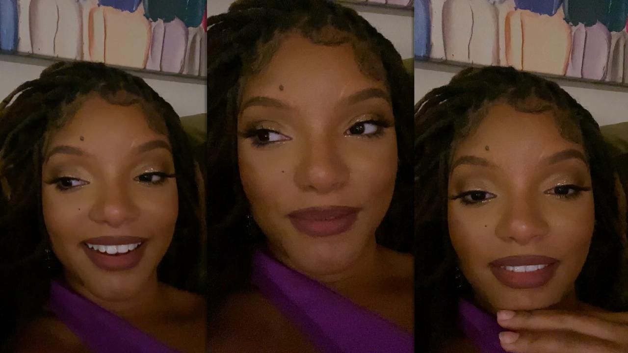 Halle Bailey's Instagram Live Stream from July 7th 2022.