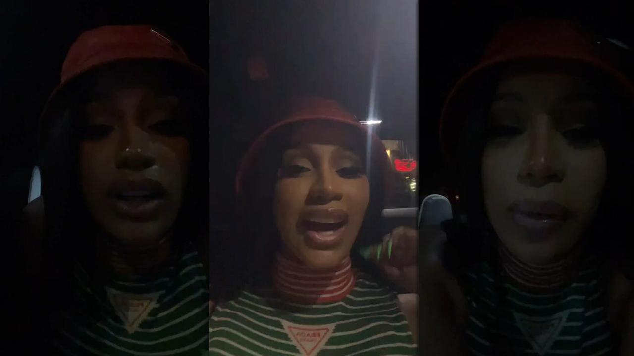 Cardi B's Instagram Live Stream from July 2nd 2022.