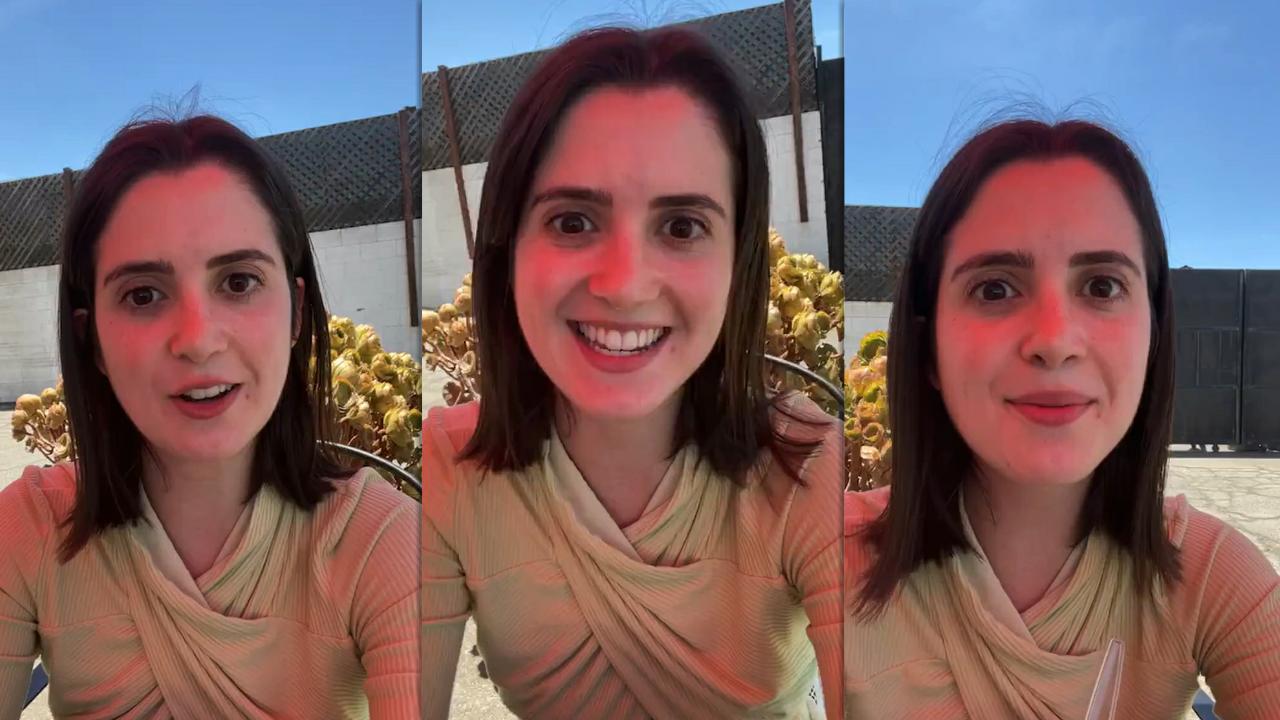 Laura Marano's Instagram Live Stream from July 8th 2022.