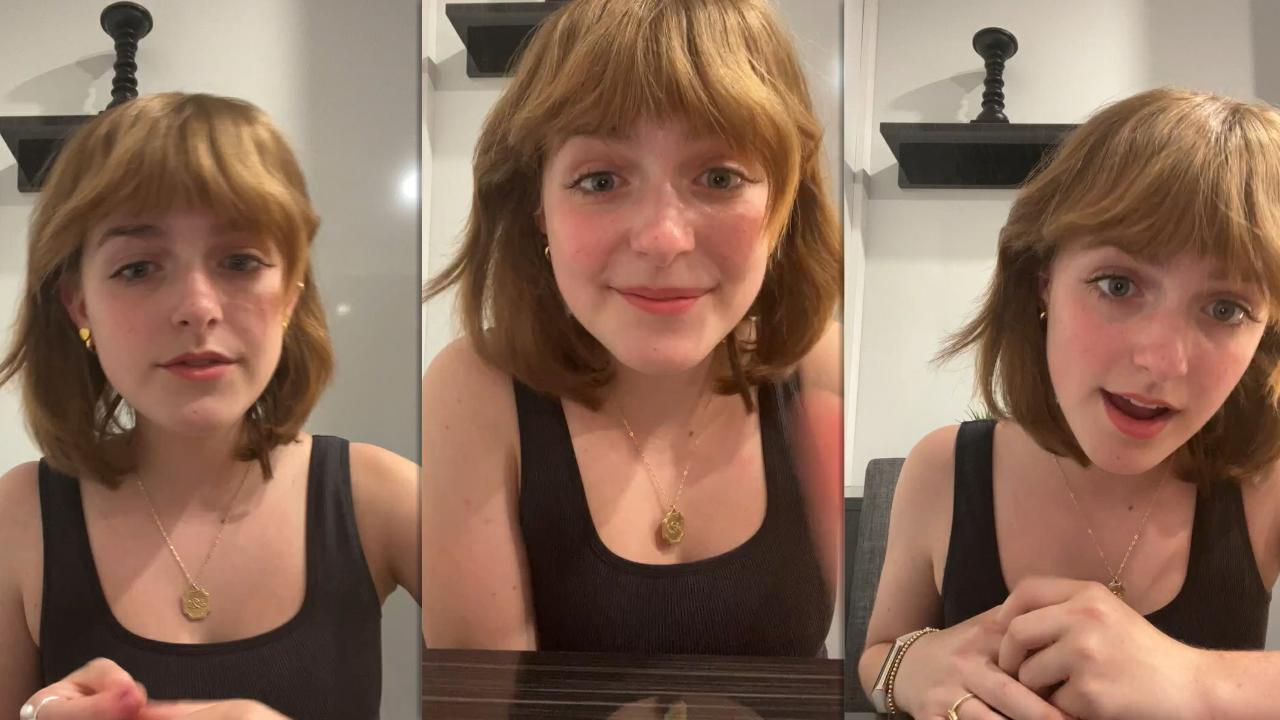 Mckenna Grace | Instagram Live Stream | 7 July 2022 | IG LIVE's TV