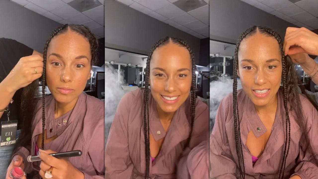 Alicia Keys' Instagram Live Stream from September 10th 2022.