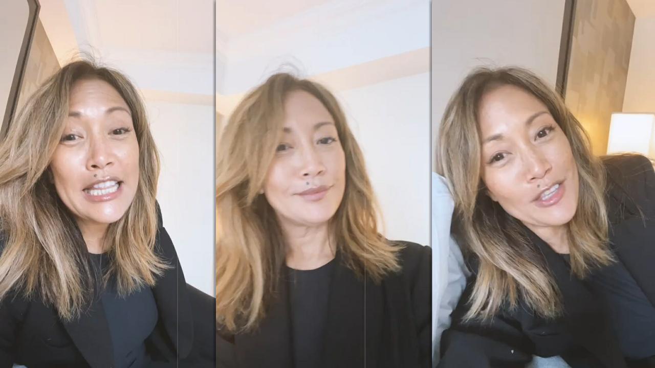 Carrie Ann Inaba's Instagram Live Stream from September 7th 2022.