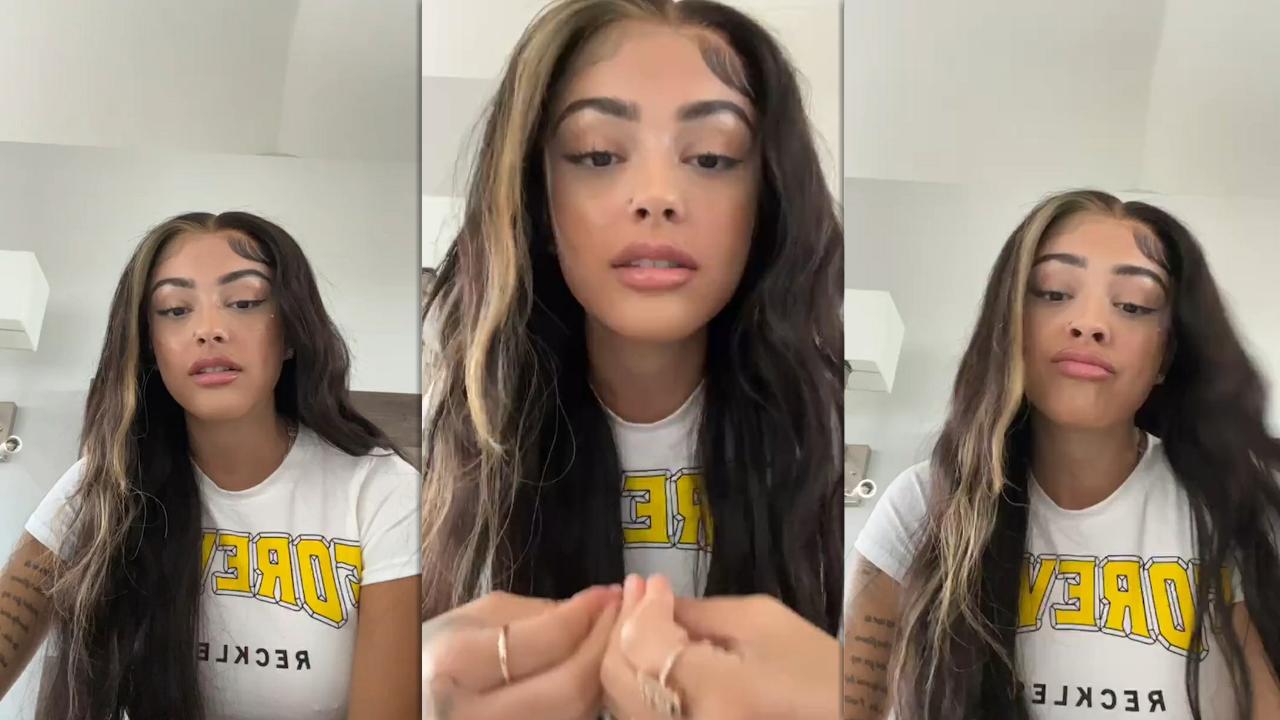 Malu Trevejo's Instagram Live Stream from September 8th 2022.