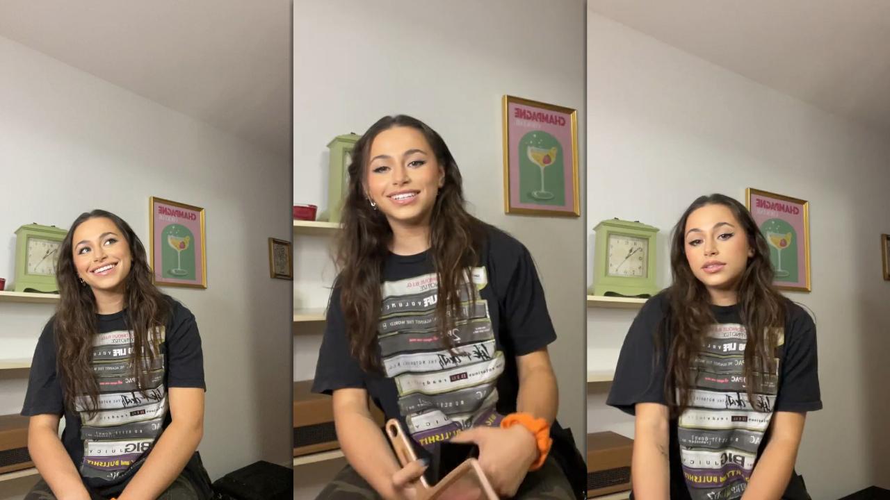 Sky Katz Instagram Live Stream 8 September 2022 IG LIVE's TV