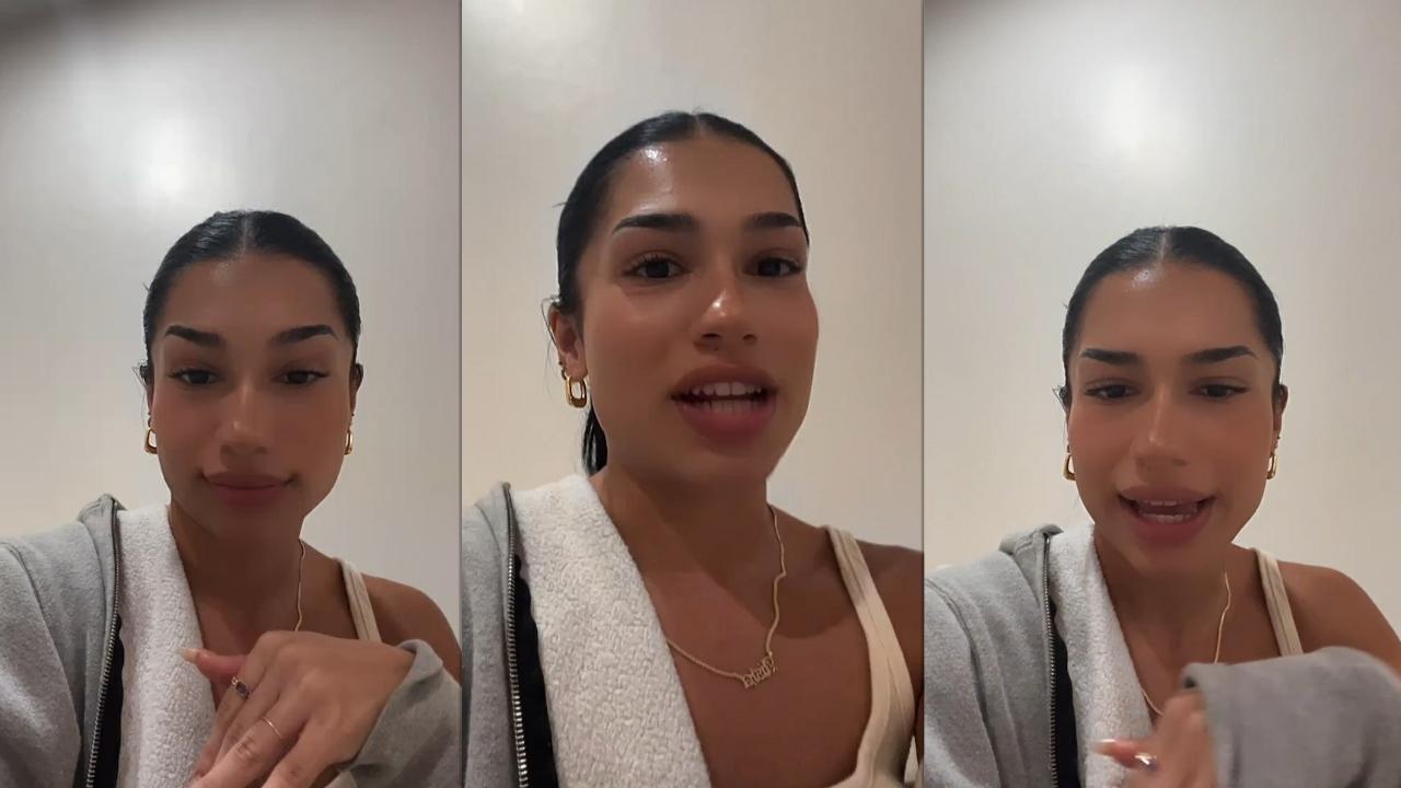 Aisha Mian's Instagram Live Stream from October 1st 2022.
