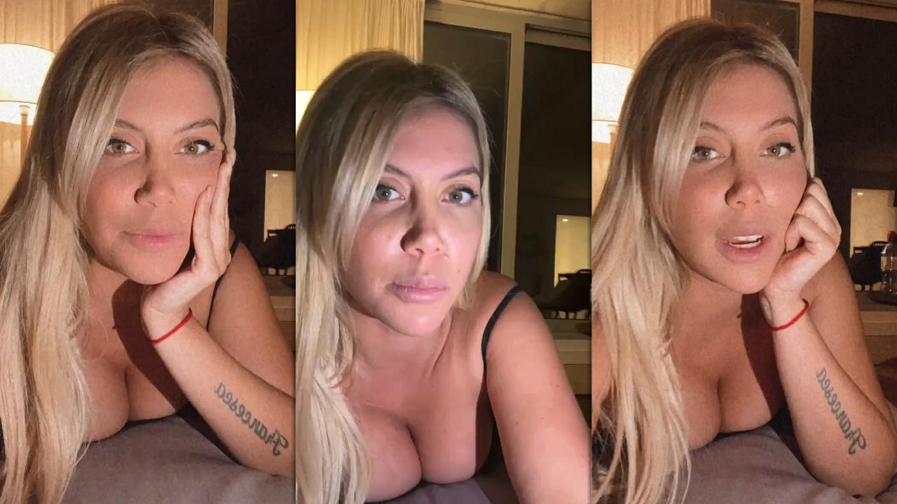 Wanda Nara's Instagram Live Stream from October 9th 2022.