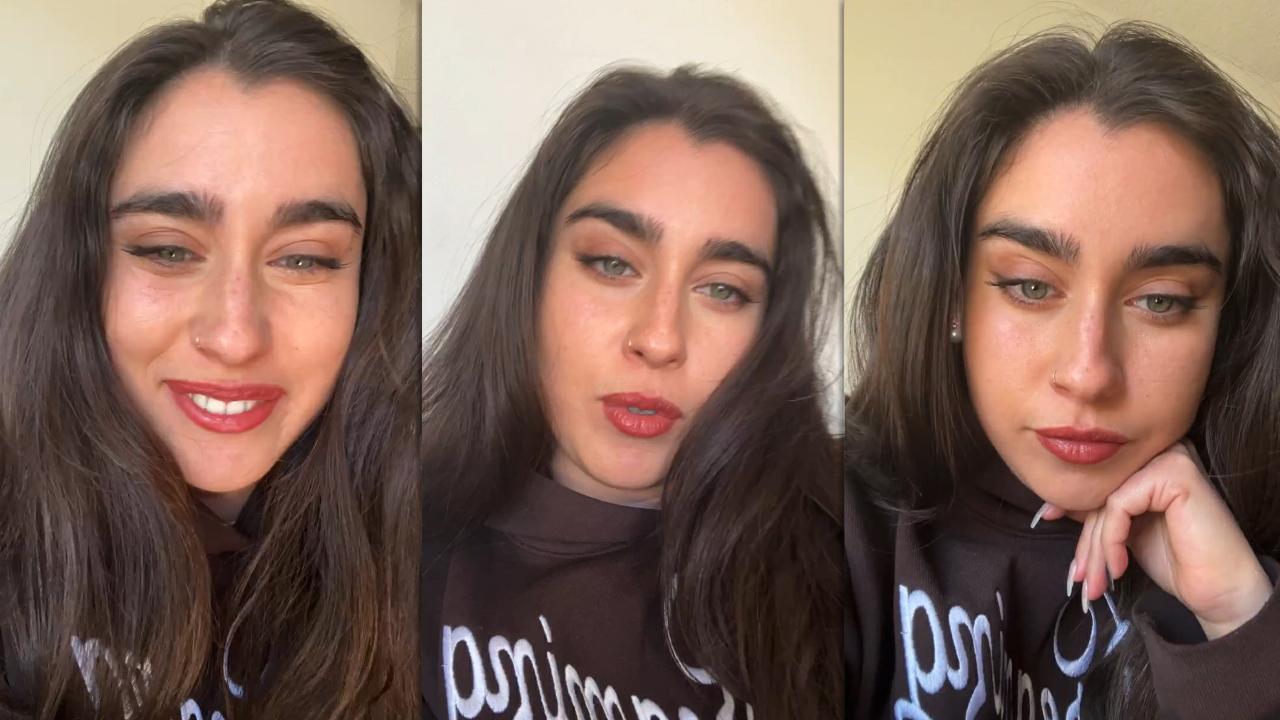 Lauren Jauregui's Instagram Live Stream from November 3rd 2022.