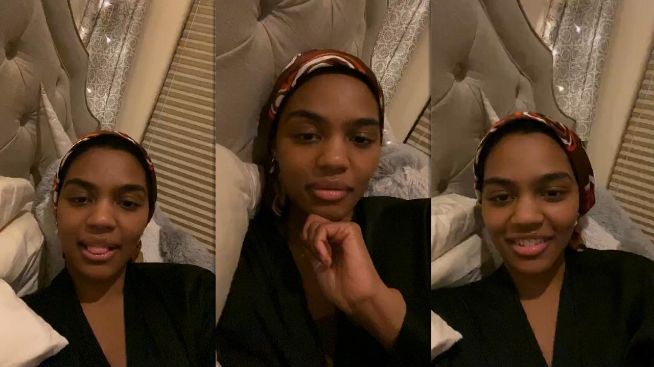 China Anne McClain's Instagram Live Stream from January 20th 2023.