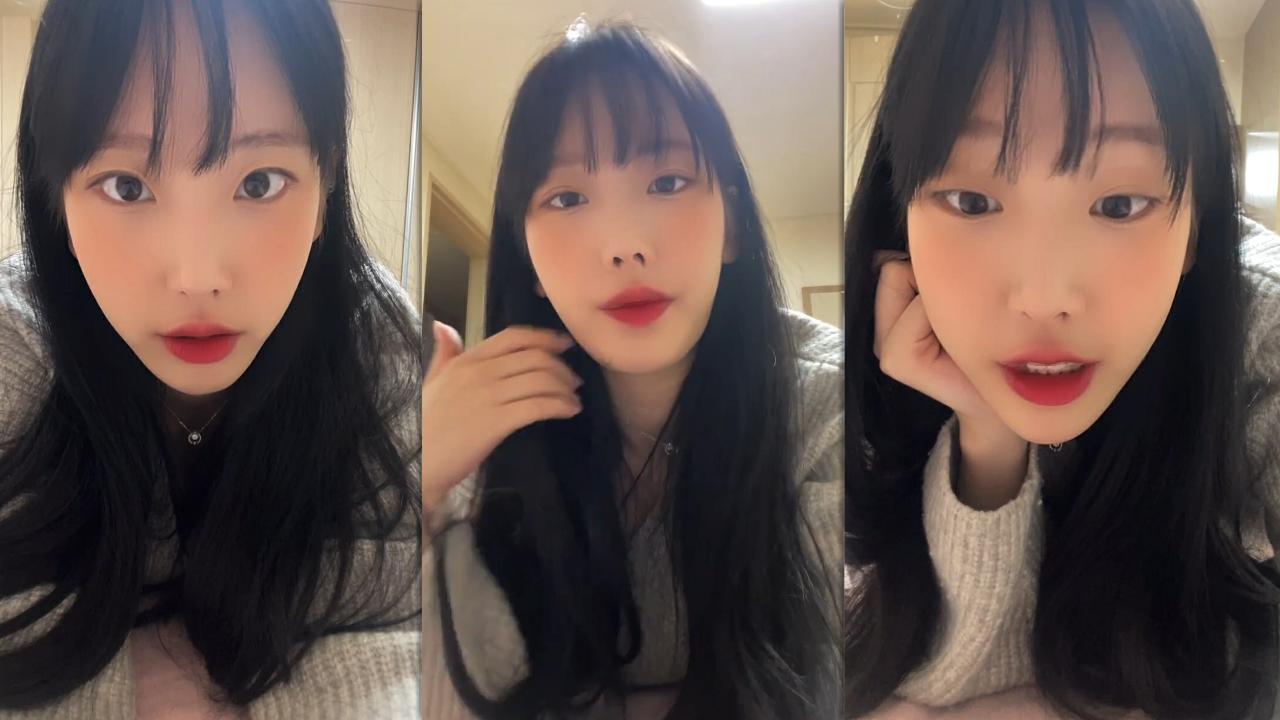 Nayun (MOMOLAND)'s Instagram Live Stream from January 6th 2023.