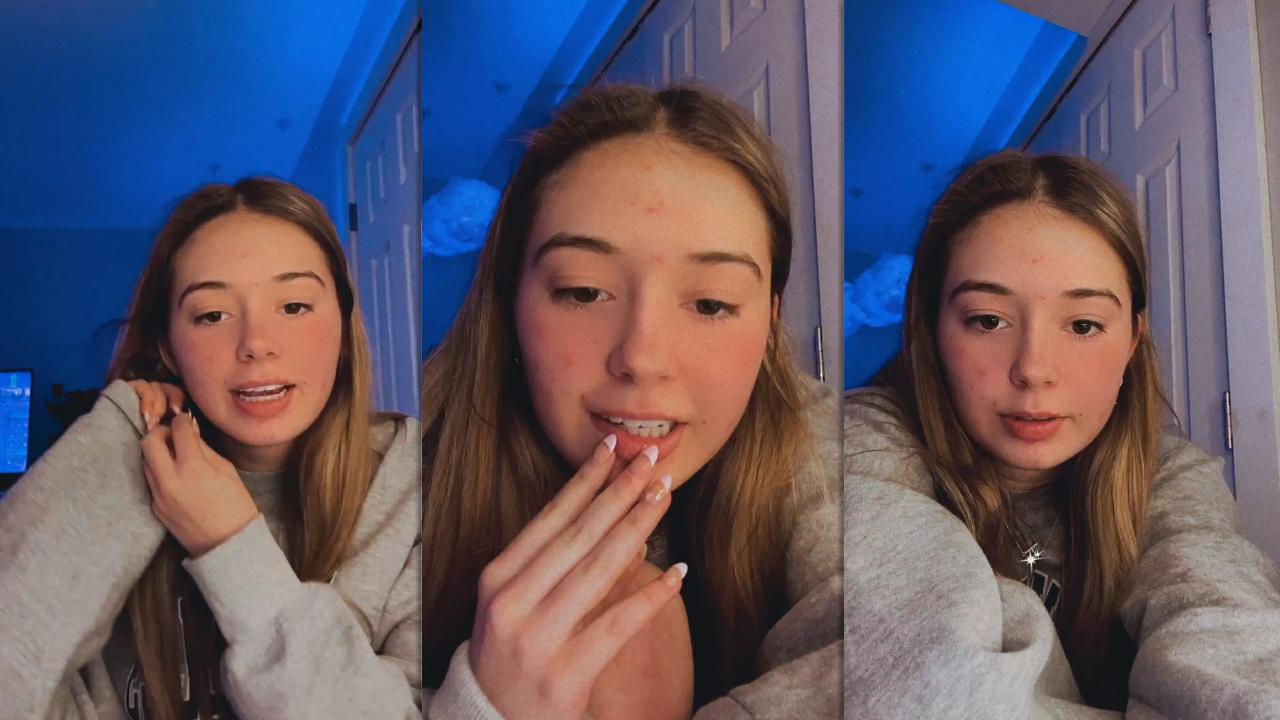 Hannah Grace Colin's Instagram Live Stream from February 18th 2023.