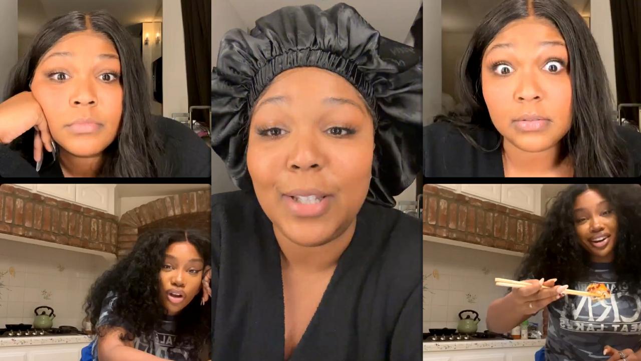 Lizzo's Instagram Live Stream from February 9th 2023.