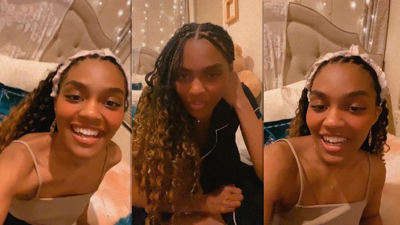 China Anne McClain's Instagram Live Stream from March 25th 2023.