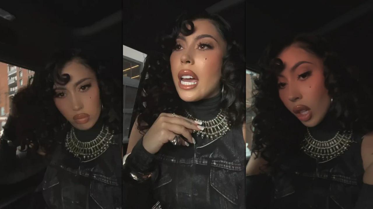 Kali Uchis' Instagram Live Stream from February 28th 2023.