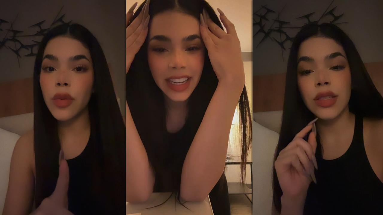 Kenia Os' Instagram Live Stream from March 14th 2023.