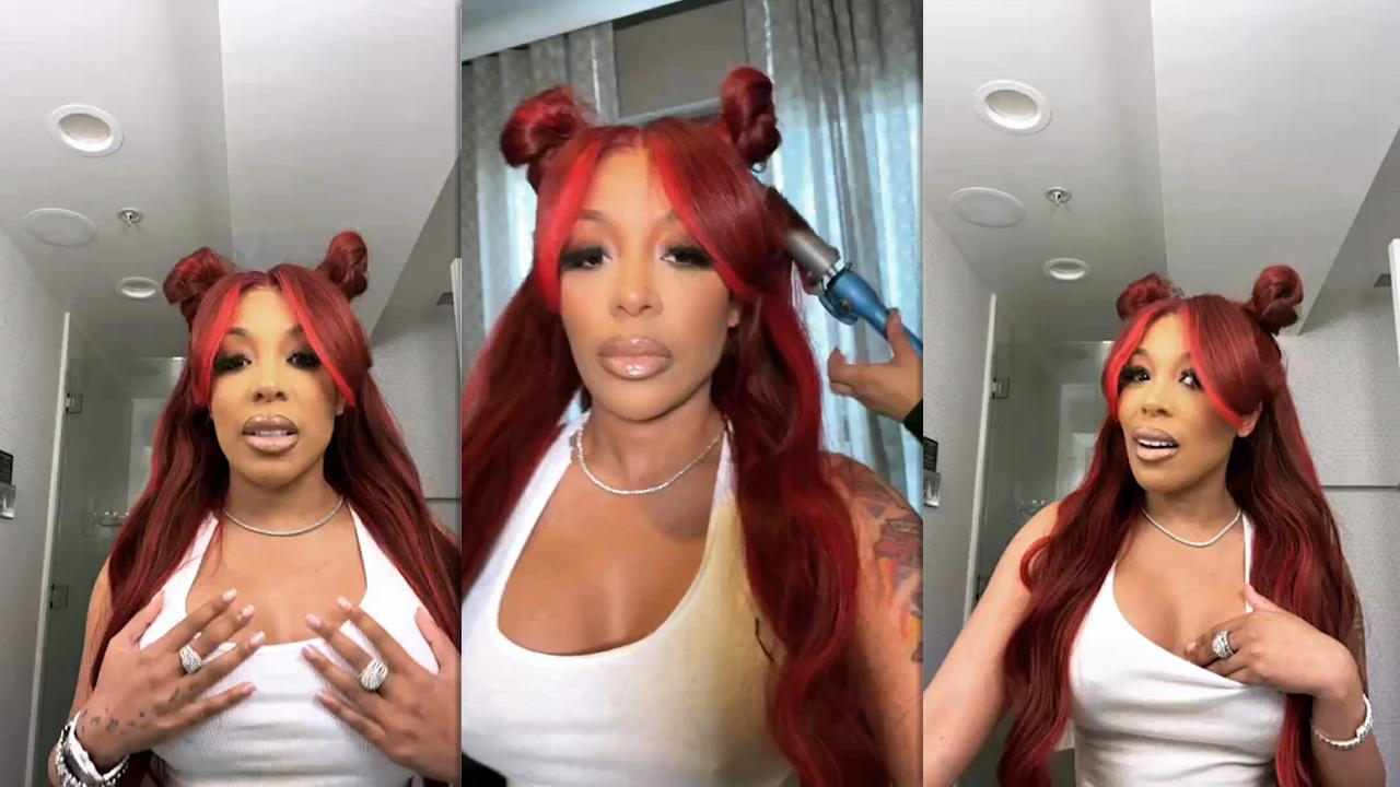 K Michelle's Instagram Live Stream from March 17th 2023.