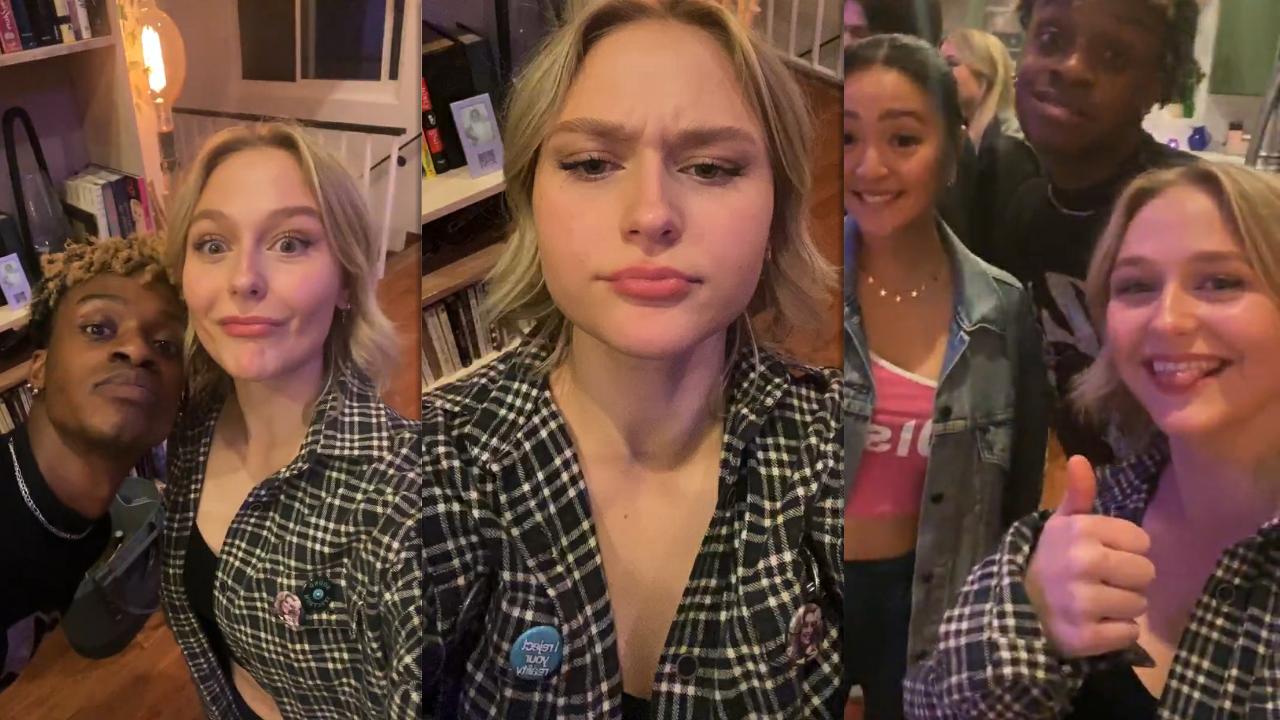 Alyvia Alyn Lind's Instagram Live Stream from April 7th 2023.