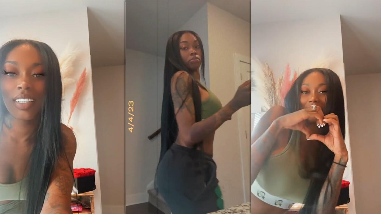 Asian Doll's Instagram Live Stream from April 4th 2023.