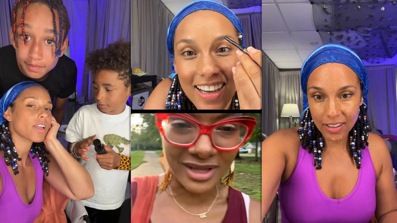 Alicia Keys' Instagram Live Stream from May 14th 2023.