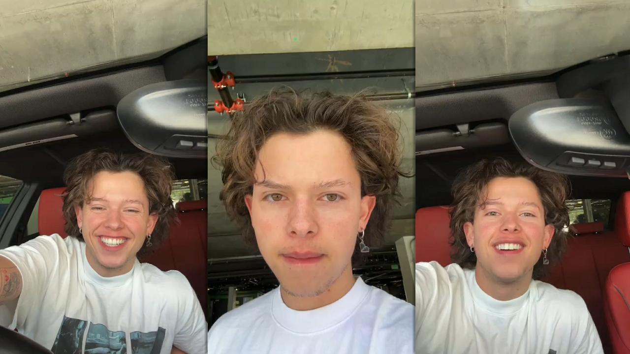 Jacob Sartorius Instagram Live Stream from May 12th 2023.