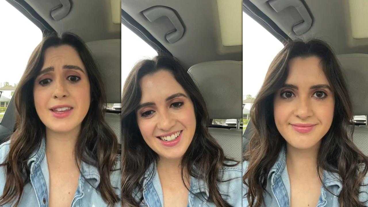 Laura Marano's Instagram Live Stream from May 28th 2023.