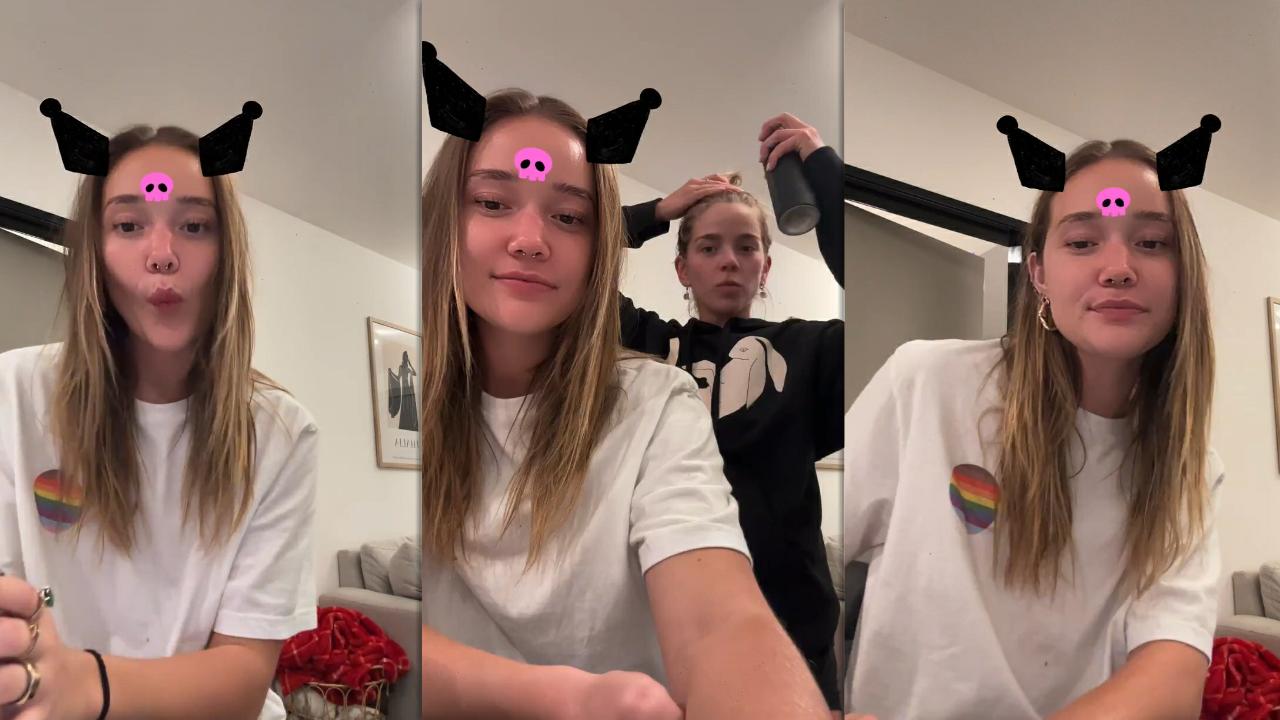 Olivia Ponton's Instagram Live Stream from May 26th 2023.