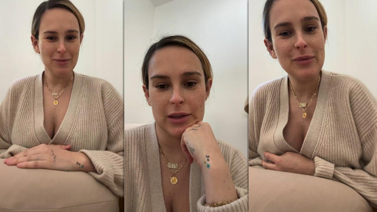 Rumer Willis' Instagram Live Stream from May 5th 2023.