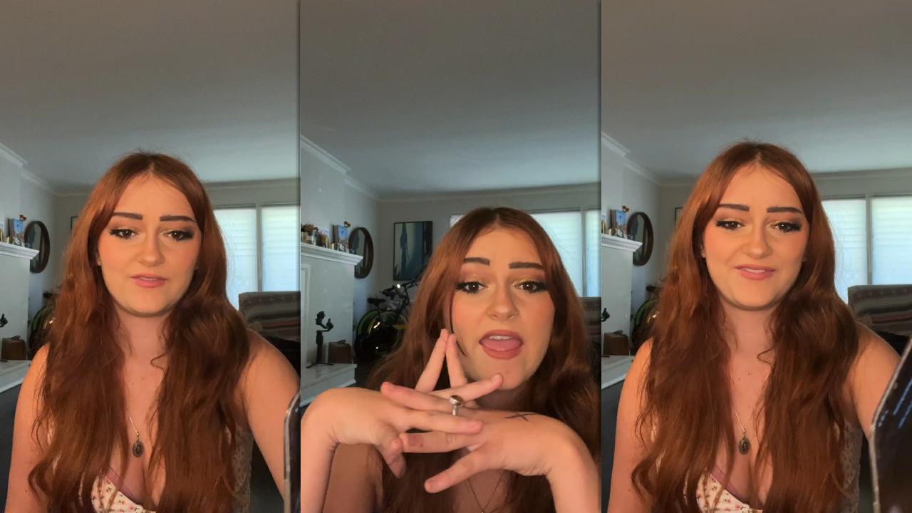 Sophie Fergi's Instagram Live Stream from May 18th 2023.