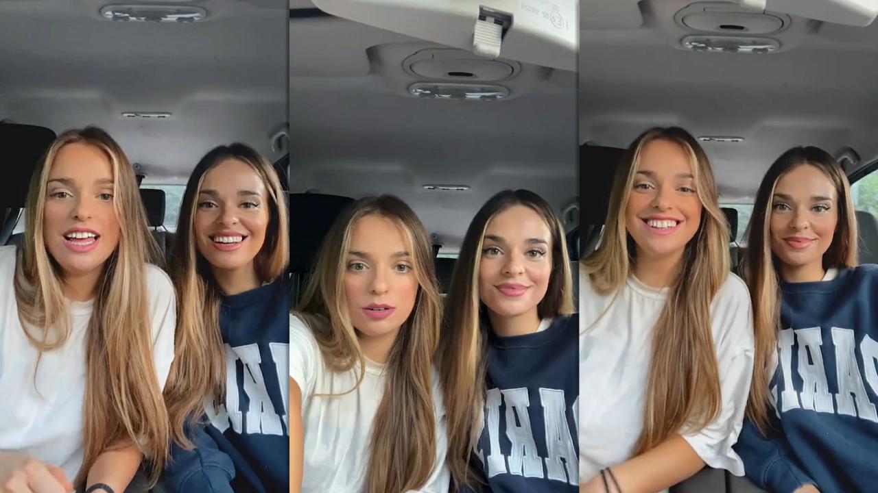 Paula and Aitana Etxeberría aka Twin Melody's Instagram Live Stream from May 26th 2023.