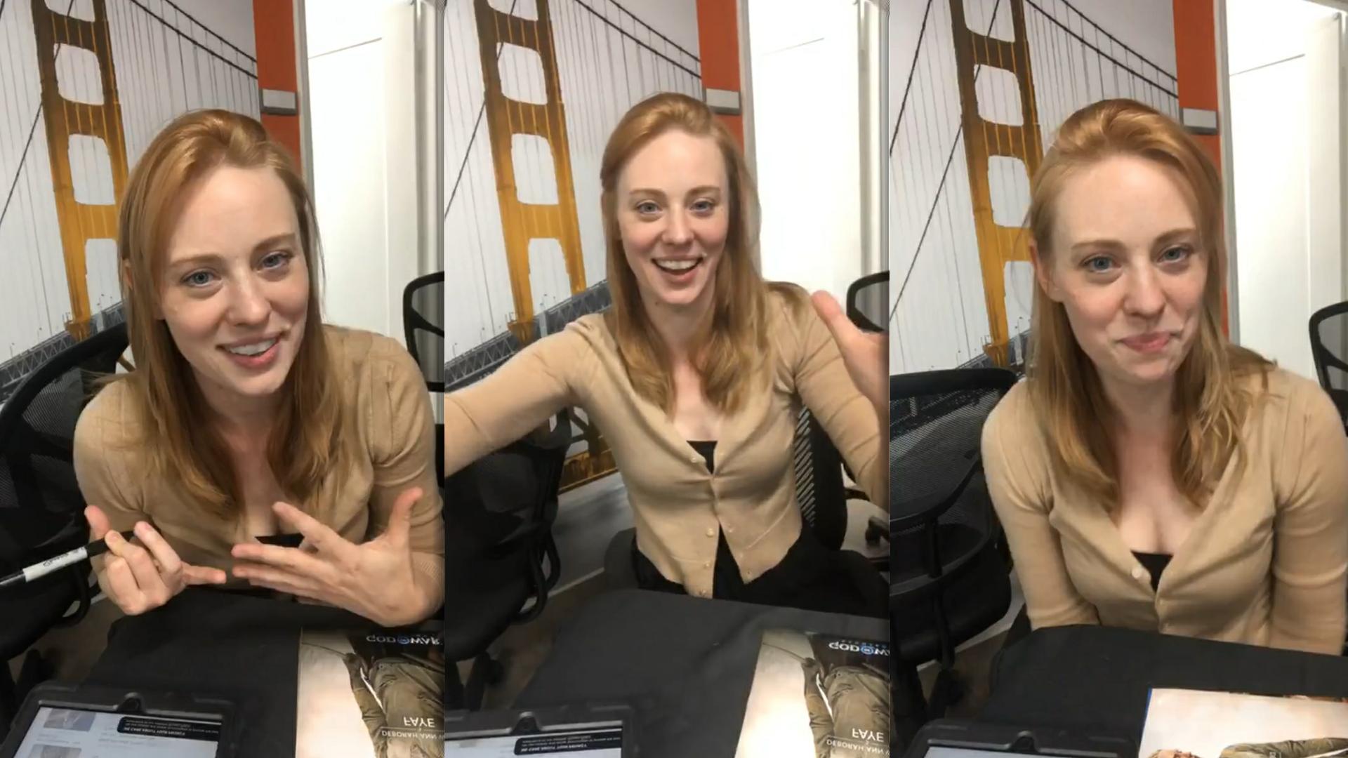 Deborah Ann Woll's Instagram Live Stream from December 2nd 2023.