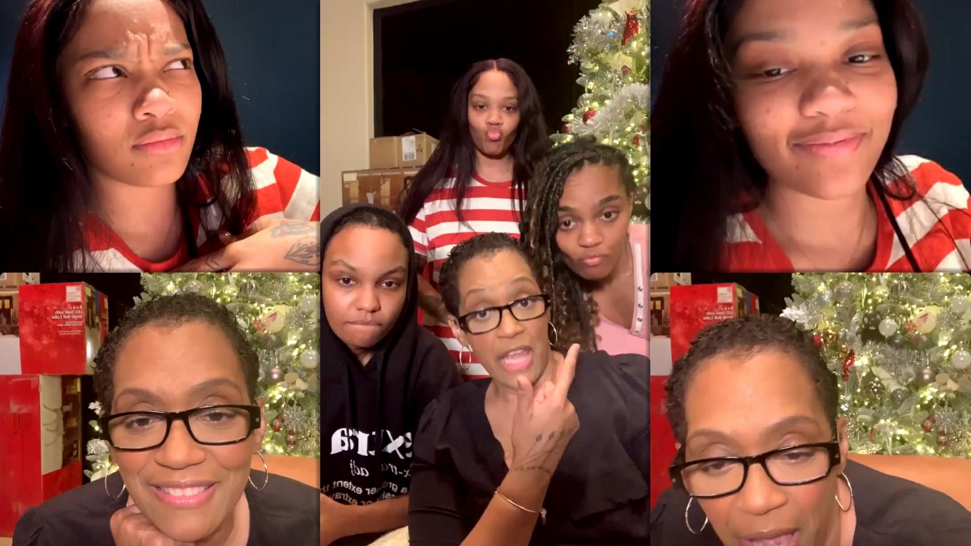 Lauryn McClain's Instagram Live Stream from December 17th 2023.