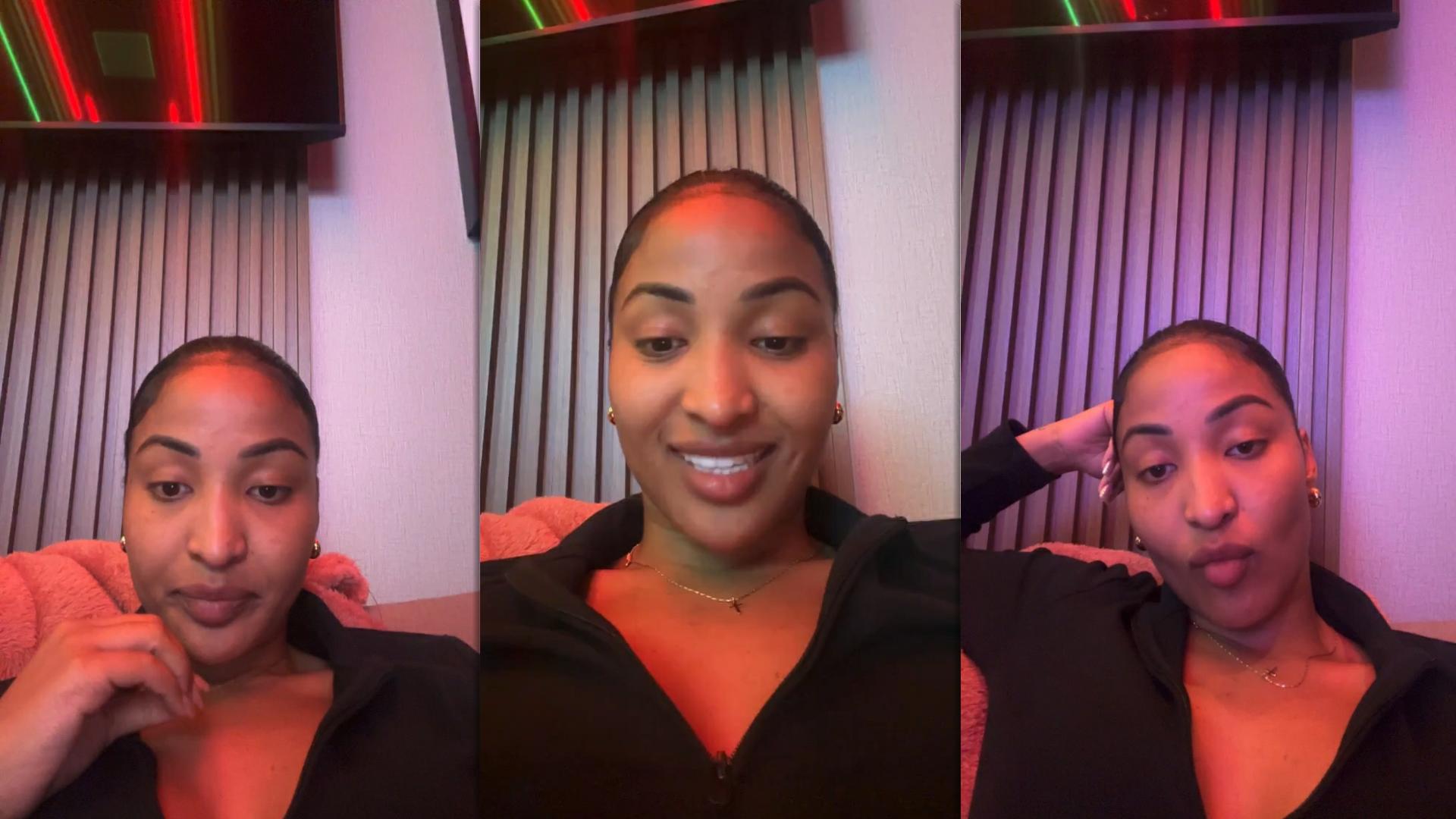 Shenseea's Instagram Live Stream from January 3rd 2024.