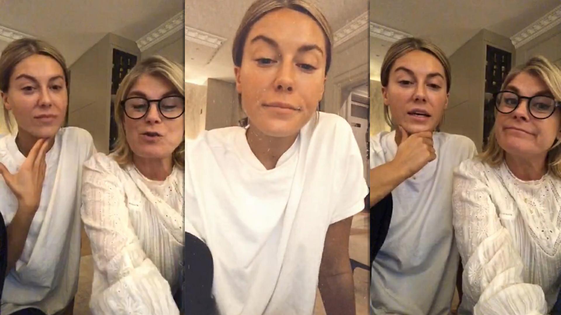 Bianca Wahlgren Ingrosso's Instagram Live Stream from May 24th 2020.