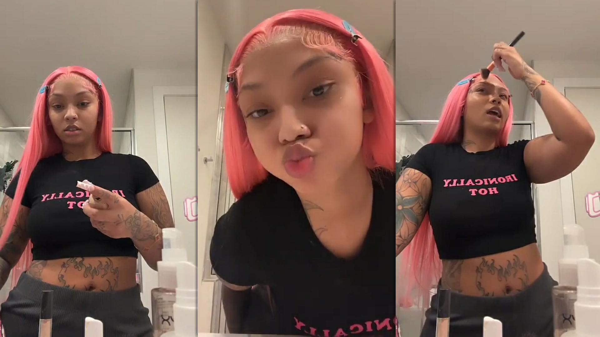 Cuban Doll's Instagram Live Stream from January 30th 2024.