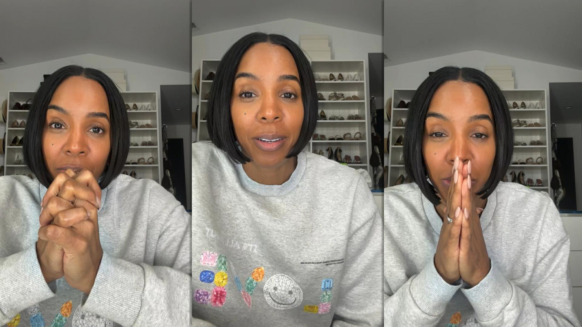 Kelly Rowland's Instagram Live Stream from February 27th 2024.
