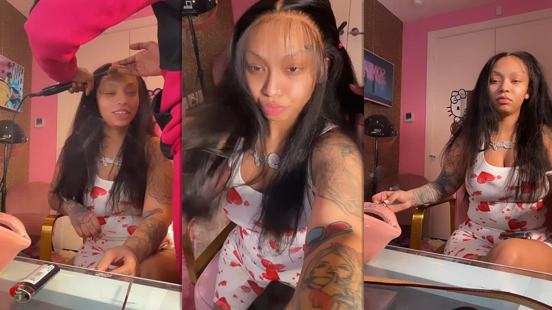 Cuban Doll's Instagram Live Stream from March 5th 2024.