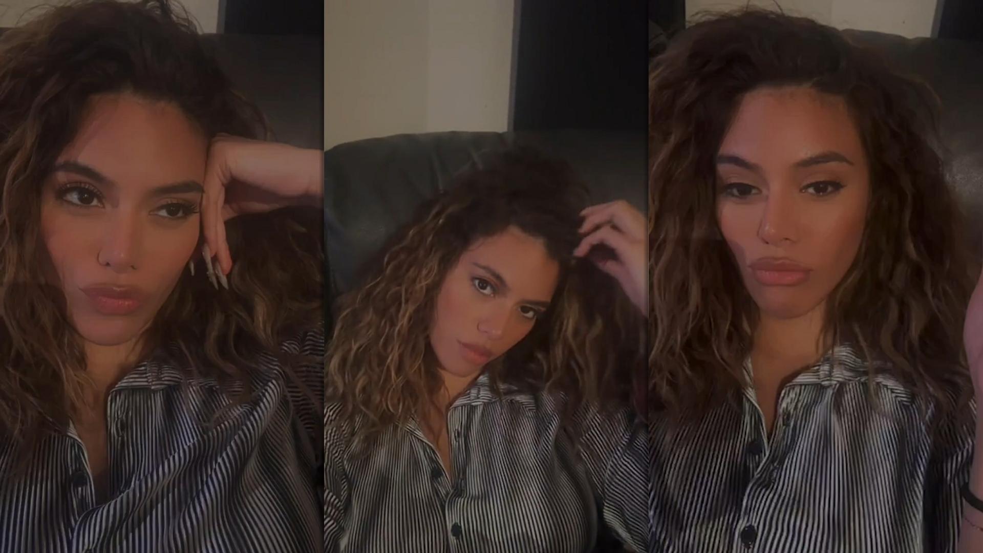 Dinah Jane's Instagram Live Stream from March 17th 2024.