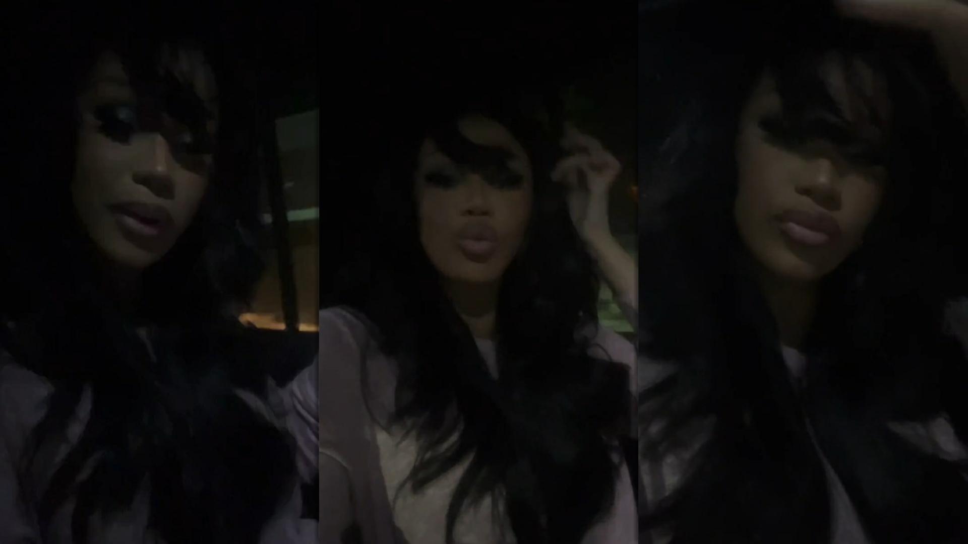 Cardi B's Instagram Live Stream from March 2nd 2024.