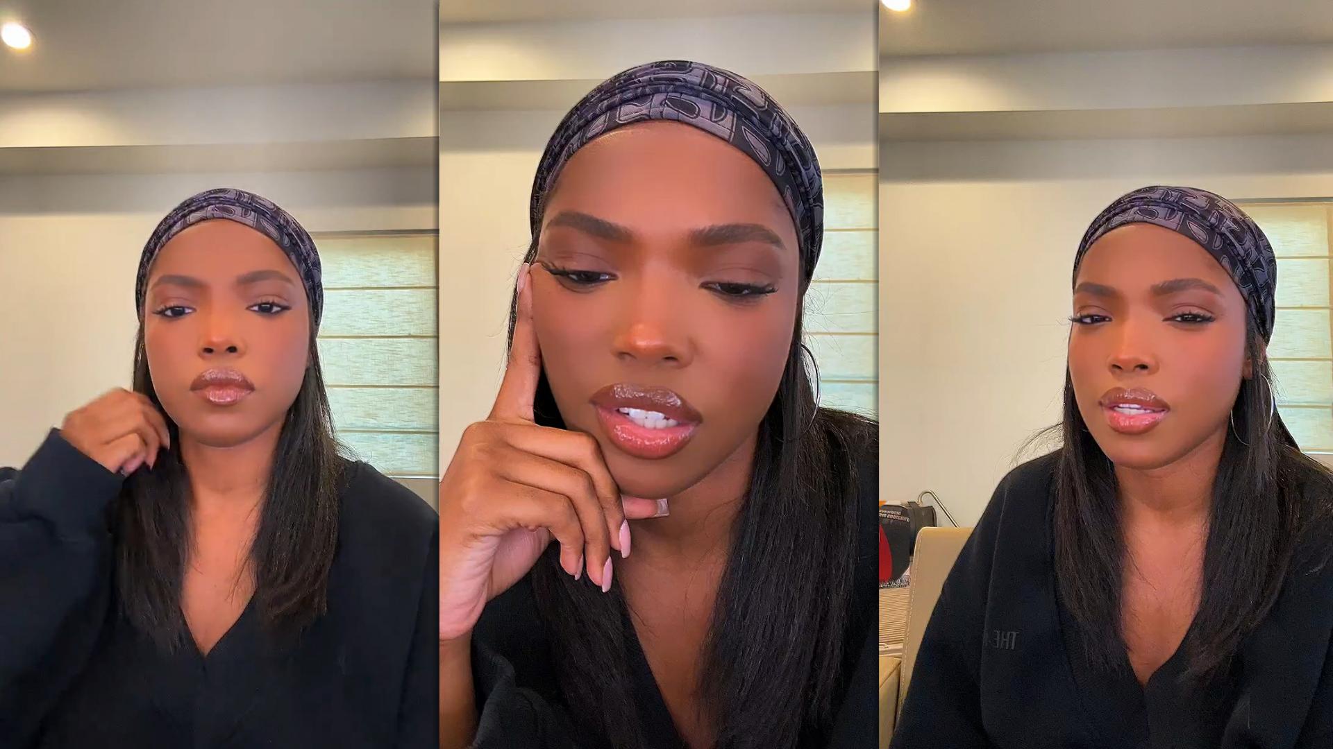 Ryan Destiny's Instagram Live Stream from March 13th 2024.